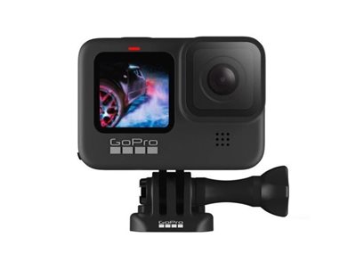 Sportska digitalna kamera GOPRO HERO9 Black, 5K30/4K60, 20MP, Touchscreen, Voice Control, HyperSmooth 3.0, GPS + baterija