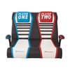Gaming stolica XROCKER Dual Rivals, zvučnici, plavo-crvena