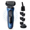 Aparat za brijanje BRAUN SERIJA 6 61-B7500CC, bežični, za mokro i suho brijanje, plavi 