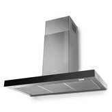 Zidna kuhinjska napa FABER Stilo Glass Smart X/V A90, 90 cm, 690 m3/h, energetski razred B, inox-crno staklo