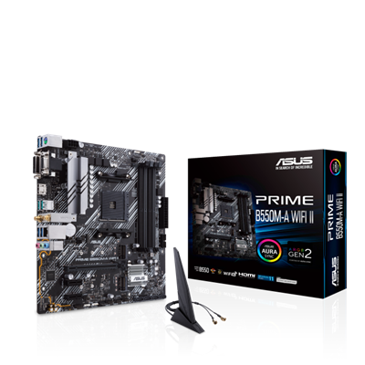 Matična ploča ASUS PRIME B550M-A WiFi II, AMD B550, mATX, s. AM4