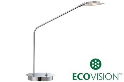 LED stolna svjetiljka ECOVISION 21812, 5W, 3000K - topla bijela, kromirana