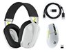 Miš + slušalice LOGITECH G305 i G435, bijeli, USB