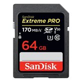 Memorijska kartica SANDISK, Extreme Pro SDXC, 64 GB, SDSDXXU-064G-GN4IN, class 10 V30 UHS-I U3