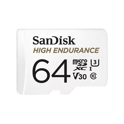 Memorijska kartica SANDISK, High Endurance microSDXC, 64 GB, SDSQQNR-064G-GN6IA, A2 class 10 V30 UHS-I U3