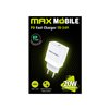 Kućni punjač MAXMOBILE PD QC3.0, USB-C, 20W, bijeli