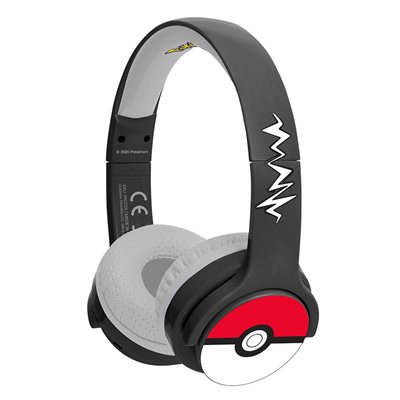 Dječje slušalice OTL, Pokemon Pokeball Kids Wireless Headphones (Black)