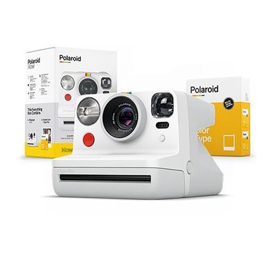 POLAROID instant fotoaparat Originals Now White, bijeli + Color Film za i-Type