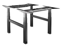 Okvir stola UVI Desk Double Sit-Stand Desk Frame, električni, crni
