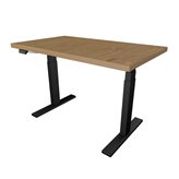 Stol UVI Desk Sit-Stand Lite, električni, hrast/crni