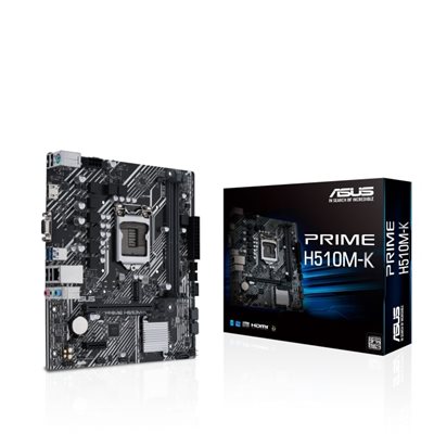Matična ploča ASUS PRIME H510M-K, Intel H510, DDR4, mATX, s. 1200