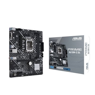 Matična ploča ASUS PRIME H610M-E D4, Intel H610, DDR4, mATX, s. 1700
