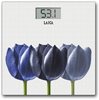 Osobna vaga LAICA PS1075 L, 180 kg, staklo, bijela s plavim tulipanima