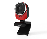 Web kamera GENIUS QCam 6000, 1080p, USB 2.0, crvena
