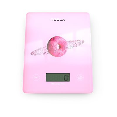 Kuhinjska vaga TESLA KS101P, digitalna, 5 kg, ružičasta