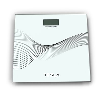 Osobna vaga TESLA BS103W, digitalna, 180 kg, staklo, bijela