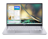 Laptop ACER Swift X NX.K78EX.007 / Ryzen 5 5625U, 16GB, 512GB SSD, GeForce RTX 3050 4GB, 14" FHD, bez OS, sivi