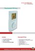 Termostat TECHNOTHERM TPF-ECO, radio termostat, zidni, sobni, bežičan, RF signal, bijeli