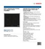 Ugradbena ploča BOSCH PUE645BB5D, indukcijska, 60 cm, 4 zone, inox rub, staklokeramika, crna
