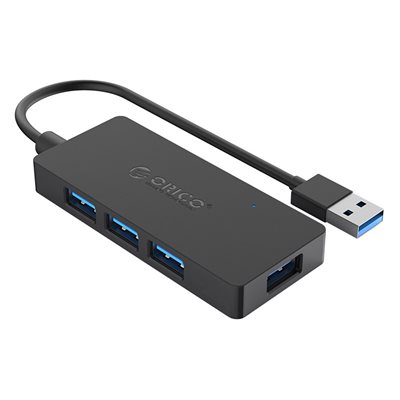 USB HUB ORICO HS4U-U3, 4-portni 3.0, crni