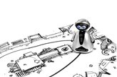 Igračka SATZUMA, robot koji slijedi linije