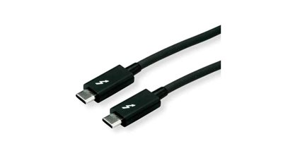 Kabel ROLINE USB-C na USB-C, Thunderbolt3, 2m, crni