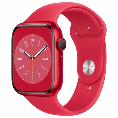 Pametni sat Apple Watch S8 GPS, 41mm Red Aluminium Case with Red Sport Band - Regular