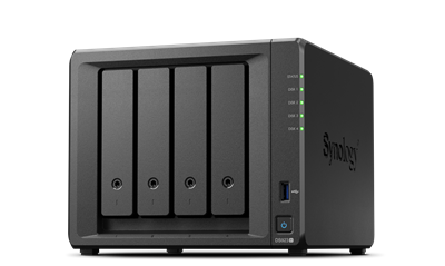 SYNOLOGY DS923+ DiskStation 4-bay NAS server, 2.5"/3.5" HDD/SSD, M.2 2280, Wake on LAN/WAN, 4GB, G-LAN, 2x USB 3.2