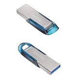 Memorija USB 3.0 FLASH DRIVE, 128 GB, SANDISK Ultra Flair, SDCZ73-128G-G46B, plava