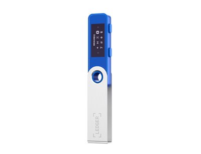 Bitcoin Wallet LEDGER Nano S Plus, USB-C, za kriptovalute, plavi