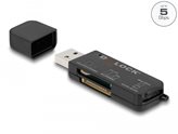 Čitač kartica DELOCK za SD/MicroSD/MS, USB-A