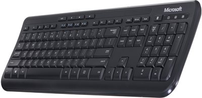 Tipkovnica MICROSOFT Wired Keyboard 600, crna, USB