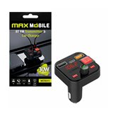 MP3 Auto FM transmiter MAXMOBILE NT7011, Bluetooth, 12/24 V, USB, USB-C, PD 18W