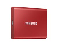 SSD vanjski 2000 GB SAMSUNG T7, MU-PC2T0R/WW, 1050 MB/s, USB-C, 3D Nand, crveni