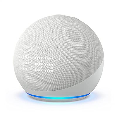 Zvučnik AMAZON Echo Dot (5. gen) sa satom, bijeli