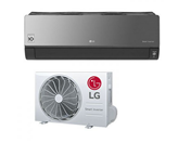 Klima uređaj LG AC12BK SET, ArtCool Mirror, hlađenje 3,5 kW, grijanje 4,0 kW, DUAL inverter, WiFi, energetski razred A++/A+, crna 