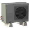Nosač klima uređaja MACLEAN MC-863, par, 100 kg, PVC, bijeli