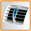 Prijenosni klima uređaj HOME ACM 9000, Odvlaživač zraka 19.2l./24h, hlađenje 2.64 kW, bijeli