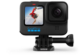 Sportska digitalna kamera GOPRO HERO 10 Black, 5K60/4K120, 23MP, Touchscreen, Voice Control, HyperSmooth 4.0, GPS + Curved Adhesive Mount, Mounting Buckle i Thumb Screw