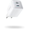 Kućni punjač ANKER 521 Nano Pro, A2038G21, 40W, 2xUSB-C, bijeli