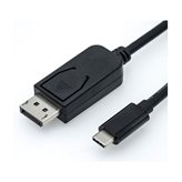 Kabel ROLINE, USB-C (M) na DisplayPort (M), 4k, 60 Hz, 2m