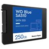 SSD 250 GB WESTERN DIGITAL Blue SA510, WDS500G3B0A, SATA 3, 2.5", 555/440 MB/s