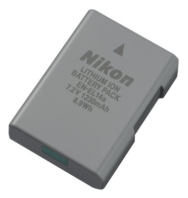 Dodatak za fotoaparate NIKON, EN-EL14A, punjiva baterija