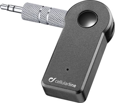 Adapter CELLULARLINE Bluetooth Audio Receiver, 3.5mm (M) na Bluetooth, crni