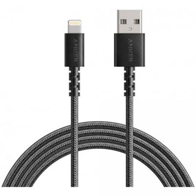 Kabel ANKER Select+ USB-A na Lightning, 0.9m, crni