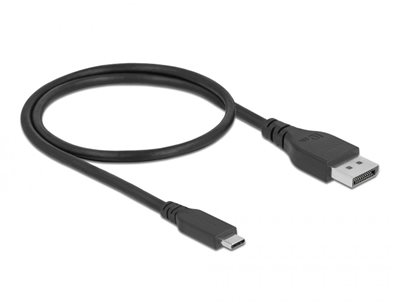 Kabel DELOCK, USB-C (M) na DisplayPort (M), DP Alt, 8K, 60 Hz, 0.5m