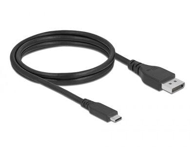 Kabel DELOCK, USB-C (M) na DisplayPort (M), DP Alt, 8K, 60 Hz, 1m