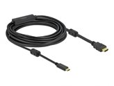 Kabel DELOCK, USB-C (M) na HDMI (M), DP Alt, 4k, 60 Hz, aktivni, 7m