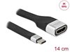Kabel DELOCK, USB-C (M) na HDMI (Ž), DP Alt, 4k, 60 Hz, 0.14m