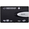Čitač memorijskih kartica ESPERANZA, USB 2.0, All In One, crni